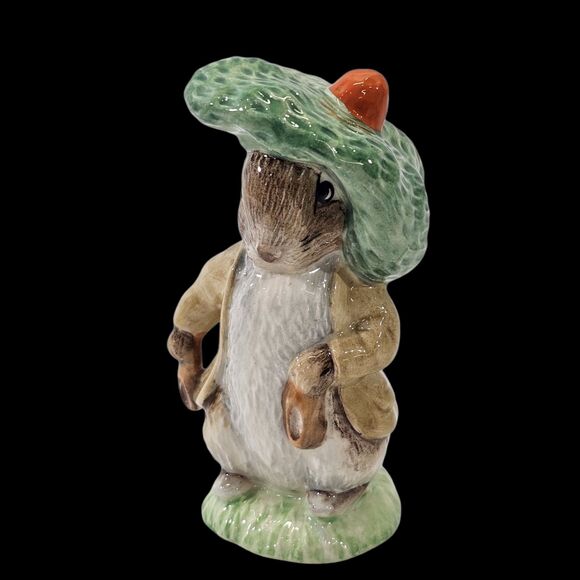 VINTAGE Royal Albert Beatrix Potter Benjamin Bunny 4" Porcelain Figurine EUC - Picture 1 of 9
